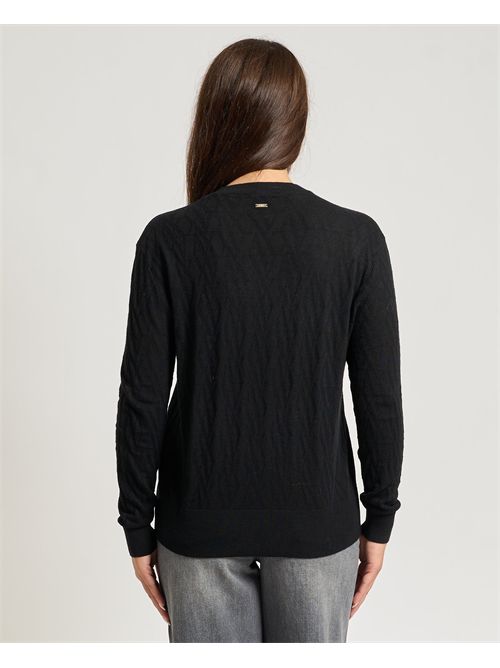 Maglione Armani Exchange donna in maglia elasticizzata ARMANI EXCHANGE | XW001317-AF16619FC101